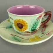 Sunflower tea cup and saucer