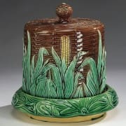 Corn and basketweave cheese keeper