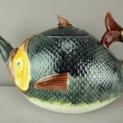 Fish eating fish teapot