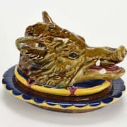 Boar head pate tureen