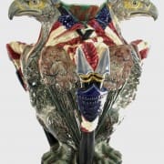 1876 Centennial triple eagle vase