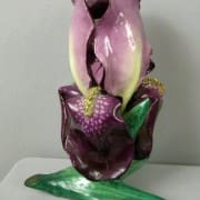 Delphin Massier iris vase