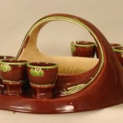 Art Nouveau egg basket