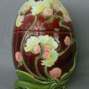 Art Nouveau jar with cover