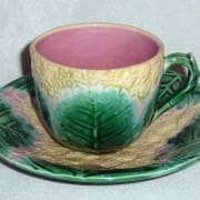 Cauliflower tea cup and saucer