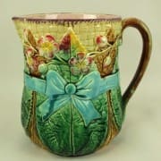 Bow and Floral pitcher