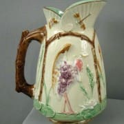 Heron and dragonfly pitcher