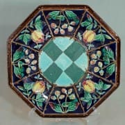 Octagonal pomegranate plate