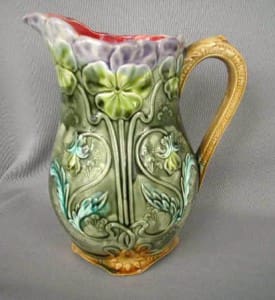 Floral pitcher