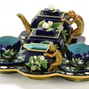 George Jones monkey teaset with tray