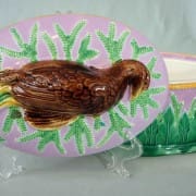 George Jones partridge game pie dish with insert