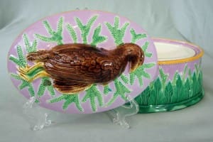 George Jones partridge game pie dish with insert