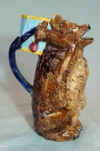 Bear with drum pitcher