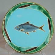 Fish and cattails plate