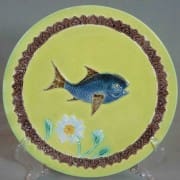 Fish and flower plate