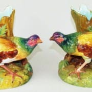 Jerome Massier pheasant vases