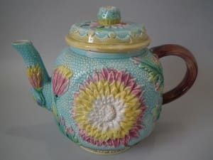 Samuel Lear dahlia teapot