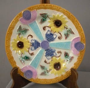 Sunflower and Urn plate