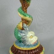 Minton dolphin candlestick