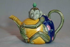 Minton monkey teapot