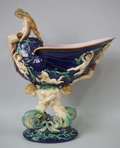 Minton naiad and shell table center