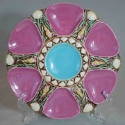 Minton pink oyster plate