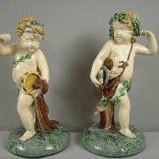 Minton musical putti figures