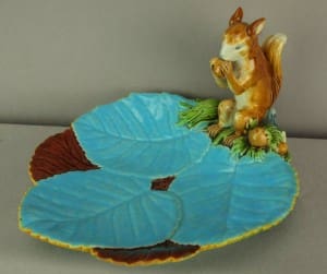 Minton squirrel nut dish