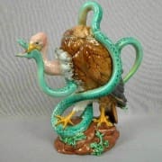 Minton rare Vulture and snake teapot