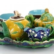 Minton mushroom lemon and melon tea set