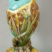 Dolphin and cattail vase