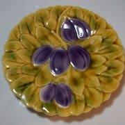 Plums fruit plate