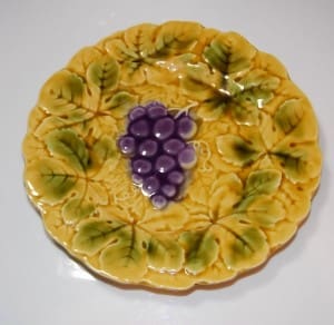 Grapes fruit plate