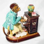 Monkey playing piano humidor