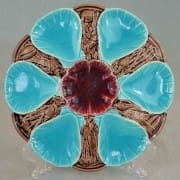 Victoria Pottery oyster plate