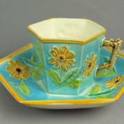 Sunflower tea cup and saucer