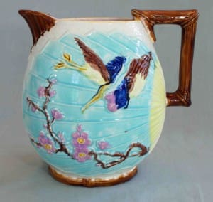 Bird and Fan water pitcher