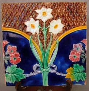 Floral tile