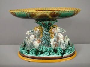 Wedgwood seahorses table center