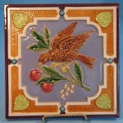 Minton & Hollins bird tile