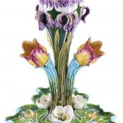 Tulip and iris table center