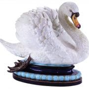 Monumental swan tureen